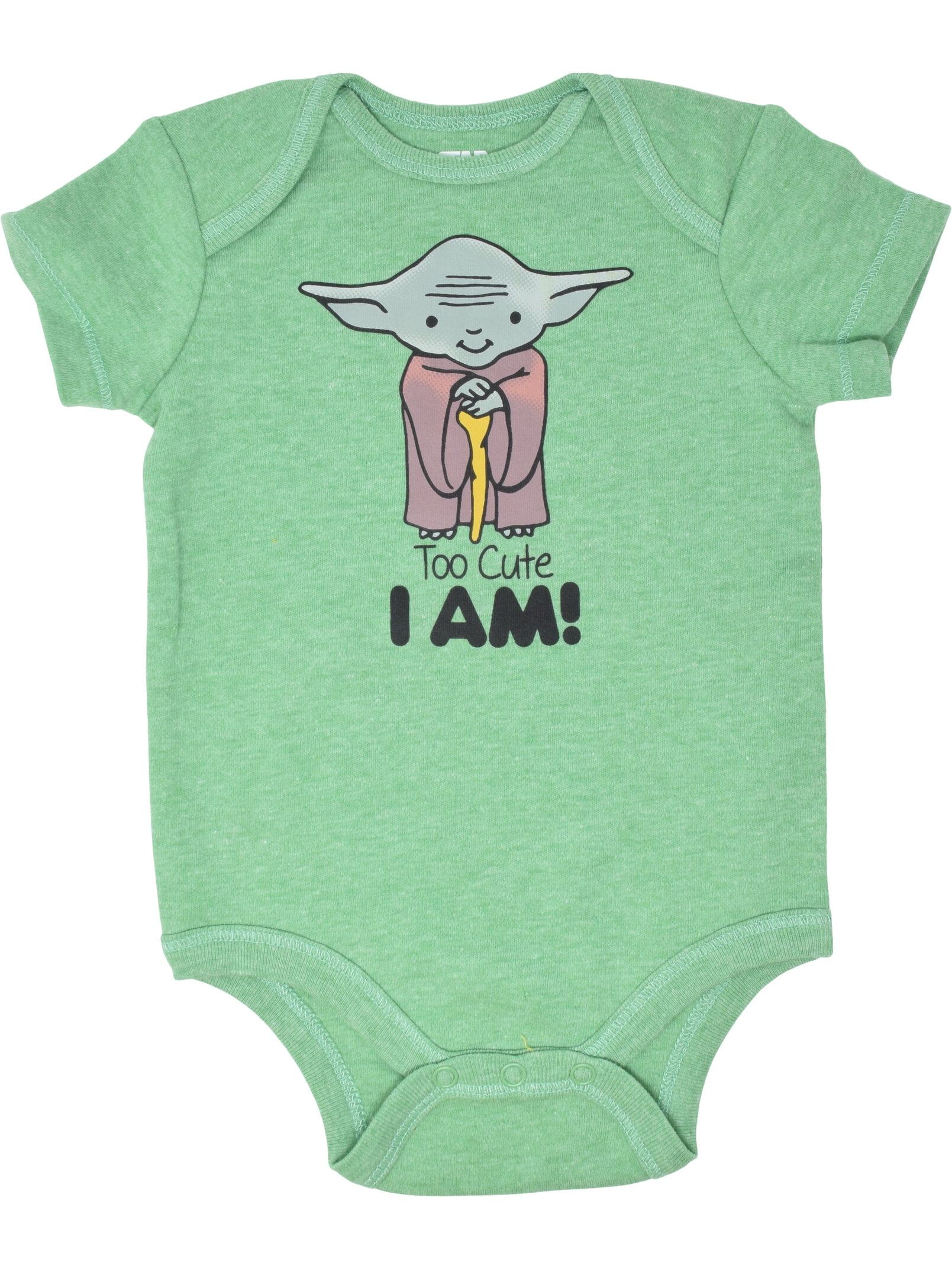 Star Wars Baby Boys' 5-Pack Short Sleeve Bodysuits Star Wars Yellow Red