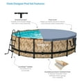 thumbnail image 4 of Funsicle 14 ft Oasis Designer Pool, Oak Herringbone, 4 of 9