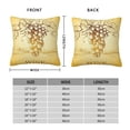 thumbnail image 2 of Pofeuu Bunch of Grapes Print Double-sided plush pillowcase Square Throw Pillow Covers Pillows Cover for Living Room Bedroom Sofa Couch Cushion Cover（No pillow core）-22"x22", 2 of 7
