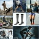 thumbnail image 5 of Dinheiro Calcetines deportivos de compresión y presión - Calcetines elásticos con protección para la pantorrilla Calcetines con punta abierta y hermosas piernas,S/M, 5 of 5