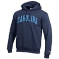 thumbnail image 2 of Men's Champion  Navy North Carolina Tar Heels Basic Arch Fleece Pullover Hoodie, 2 of 3