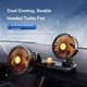 thumbnail image 1 of Ventilador de coche de dos cabezales USB para escritorio de casa, minivan, refrigeración, viento fuerte, ventilador de coche, un ventilador, 1 of 3