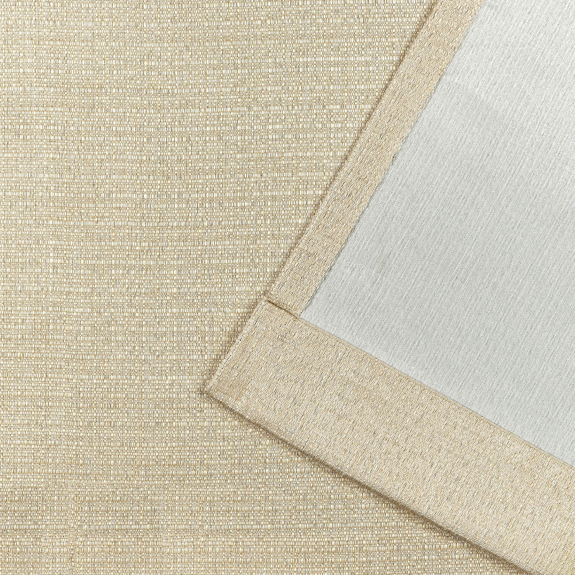 Exclusive Home Bastian Room Darkening Blackout Grommet Top Curtain Panels, 52"x84", Linen, Set of 2