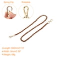 thumbnail image 2 of Unique Bargains Purse Chain Strap, 32' Purse Strap Shoulder Bag Replacement Strap, Brown&Gold, 2 of 6