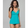 thumbnail image 2 of Coco Reef SEA BLUE Contours Diamond Underwire Wrap Tankini Top, US 32D, UK 32D, 2 of 5