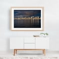 thumbnail image 5 of Seattle Skyline - Seattle Washington Photography Cityscape Skyline Architecture Water Harbor Moody Oak Framed Wall Art Print 5 x 7 inches, 5 of 6