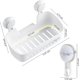 thumbnail image 4 of Shower Caddy with Vacuum Suction Cup, No Drilling Removable Shower Shelf, Shampoo and Toiletries Storage Basket, Kitchen, Bathroom, Bedroom, Bathroom, 4 of 5