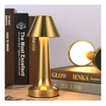 thumbnail image 1 of Lámpara De Mesa Control Táctil 3 Modo Usb Led Decoración Estructura Dorado Pantalla Dorado, 1 of 8