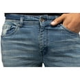 thumbnail image 6 of RAW X Mens Cargo Moto Jeans, Medium Wash, 30X32, 6 of 7
