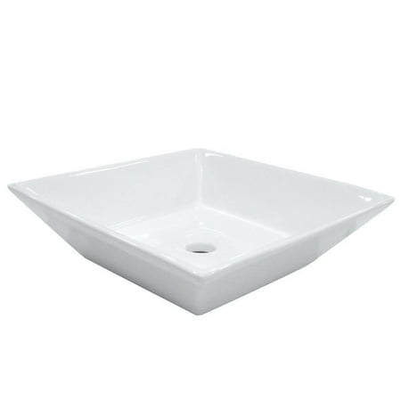 Kingston Br Ev4256 Fauceture Parisan Vitreous China Bathroom Kingston Br Ev4256 Fauceture Parisan Vitreous China Bathroom Vessel White