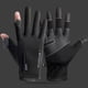 thumbnail image 1 of Guantes con cremallera, guantes con pantalla táctil, guantes plegables de dos dedos, guantes de montar a prueba de viento y resistentes a salpicaduras de agua con forro polar para otoño e invierno, 1 of 5