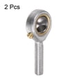 thumbnail image 3 of 2 Packs POS8 8mm Bore Rod End Bearing M8x1.25 Male Right Hand Thread, Self-Lubricating Rod End with Jam Nuts, 3 of 4