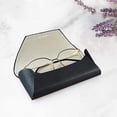thumbnail image 4 of Estuche rígido para gafas, estuche portátil de cuero sintético para gafas de sol para hombres y mujeres., 4 of 5