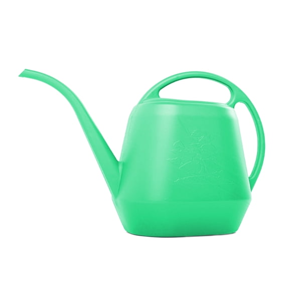 Bloem Aqua Rite 144 Fl Oz Plastic Watering Can - Indoor & Outdoor, Narrow Spout, Comfortable Dual Handles for Flowers and Houseplants, Mint Green