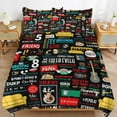 thumbnail image 4 of FRIENDS TV SHOW COLLAGE Bedding Set Duvet Cover Couple Bedclothes Pillowcase Customized Home Textiles Bed Set for Twin Size, 4 of 6