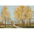thumbnail image 2 of Theodosiu, Matina 24x17 White Modern Wood Framed Museum Art Print Titled - Golden Dawn, 2 of 4
