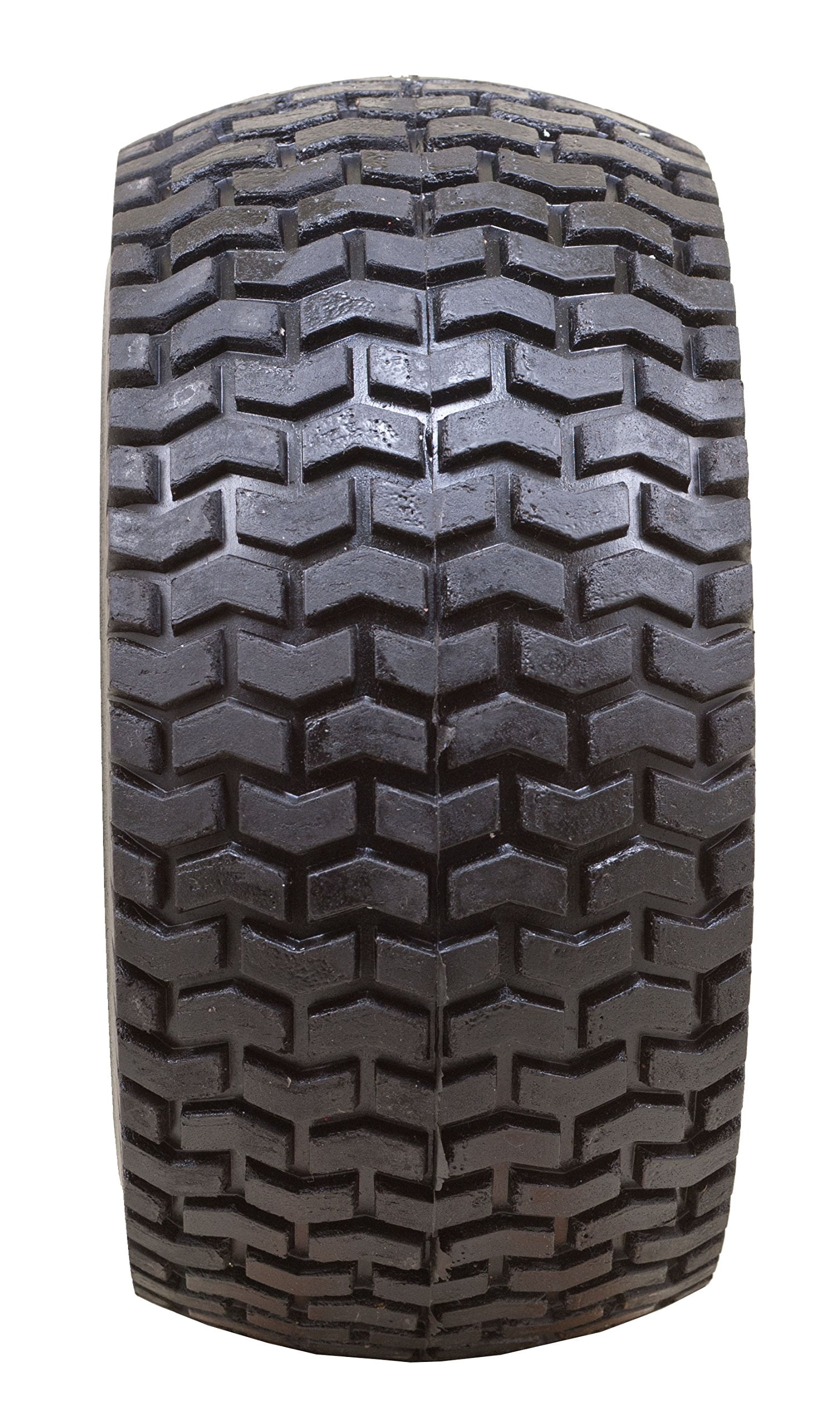 Marathon 13x6.50-6" Flat Free Lawnmower Tire on Wheel, 3" Hub, 3/4" Bushings CA2
