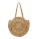 thumbnail image 1 of Bolsos de paja para mujer, bolsos de paja de maíz redondos tejidos a mano, bolsos grandes de playa de verano, bolso de hombro con asa tejida, 1 of 5