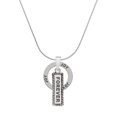 thumbnail image 1 of Delight Jewelry Silvertone Forever Joy Ring Charm Necklace, 18", 1 of 4