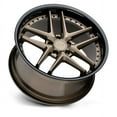 thumbnail image 2 of TSW Aluminum Rim PREMIO 18X8.5in Matte Bronze with Gloss Black Lip Finish, 1885REM355120Z76, 2 of 3