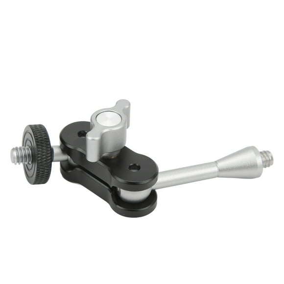 Support d'Extension de Caméra, Interface 1/4 Po 2kg Support de Charge Barre de Montage d'Extension de Caméra Universelle à Rotation de 360 Degrés pour Microphone TM-3 98mm, TM-4 93mm