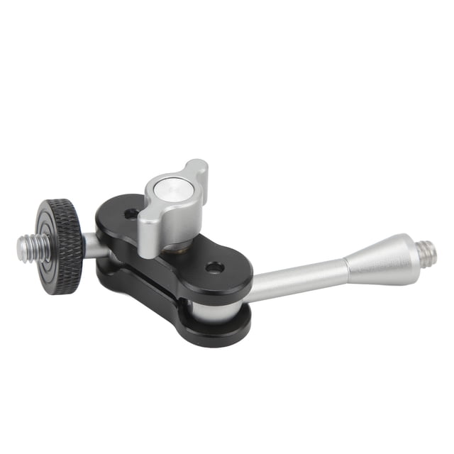 Camera Extend Bracket, 1/4in Interface 2kg Load Bearing 360 Degree Rotation Universal Camera Extension Mount Bar For Microphone TM-3 98mm,TM-4 93mm