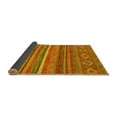 thumbnail image 2 of Ahgly Company Indoor Square Abstract Yellow Modern Area Rugs, 8' Square, 2 of 4