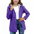 thumbnail image 5 of Mgmyaa Kids Waterproof Rain Jacket Lightweight Windbreaker Hooded Raincoat Outdoor Reversible Water-Resistant Coat, 5 of 6