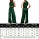 thumbnail image 2 of Traje De Verano De 2 Piezas Señoras Cami Top Pantalones Ombligo Expuesto Sin Mangas Traje de Vacaciones (Verde L) Ygjytge para Mujer Verde Única, 2 of 6