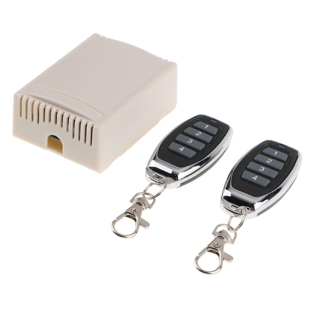 Interruptor de control remoto inalámbrico Yotijar Interruptor de control remoto inalámbrico DC 12V 4CH