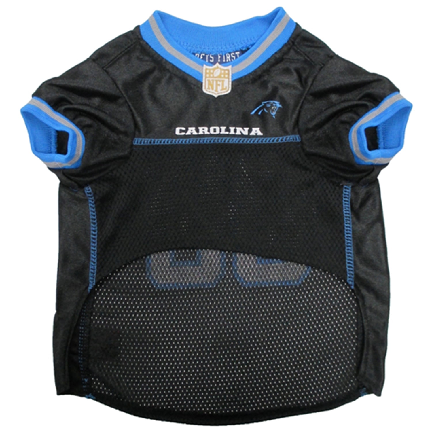 Pets First NFL Carolina PanthersLicensed Mesh Jersey for Dogs and Cats - Extra Extra large