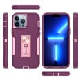 thumbnail image 4 of CoverON For Apple iPhone 13 Pro Max Case, Military Grade Heavy Duty Full Body Phone Kickstand Cover - Purple, 4 of 9