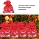 thumbnail image 2 of Naiovety Bolsa de regalo de Navidad con cordón Festival Fiesta Favor Bolsas no tejidas Bolsa de frutas Paquete de chocolate de moda lindo al Kits de decoración para fiestas 17x23CM, 2 of 6