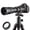 Black, variant on JINTU 420-800mm Telephoto Lens, f/8.3-16 Manual Zoom for Canon DSLR Cameras, Super HD Multi-Coated Glass, Lightweight Travel Wildlife Photography Lens