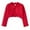 Red, variant on Girls Soft Knit Cardigan Sweater Open Front Long Sleeve Top For Toddler Kids Comfortable Everyday Seasonal Wear