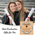 thumbnail image 4 of 2025 Graduation Gifts for Her, Compass Bracelet for Girls Women, Inspirational High School College Class of 2025 Graduation Gifts, 4 of 7