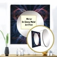 thumbnail image 3 of Designart "Dual Flame Sacred Affection III" Romantic Square Mirror For Wall Decor - Large Blue Square Mirror Printed Wall Decor - Traditional Square Living Room Mirror, 3 of 5