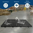 thumbnail image 7 of Plastic Pallets Set of 6 - 11.8"x23.6"x1.18" Heavy Duty HDPE Storage Pallets, Waterproof Ventilated Grid Floor Pads for Garage, Basement, Outdoor, Kitchen, 7 of 7
