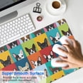 thumbnail image 4 of Long Mouse Pads for Desk,Boston Terrier Desk Mats on Top Of Desks, Desk Mouse Pad Extra Large with 3mm Non-Slip Base and Stitched Edge for Gaming,Office,Work,Home 35.4"x15.7", 4 of 6