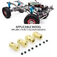 thumbnail image 4 of Baohd Adaptateur de Montage Hexagonal en Laiton pour Roue Rc 1/16 WPL C14 C24 B14 B24 B16, 4 of 6
