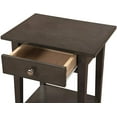 thumbnail image 7 of Glory Furniture Dalton 1 Drawer/Shelf Bedroom Nightstand End Table, Gray, 7 of 7