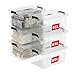 thumbnail image 3 of Cetomo Storage Bins on Handle, Storage Box, Plastic Tote, Organizing Container with Durable Lid and Click Lock, Stackable, Nestable, Polypropylene(PP), BPA Free, 65L-6 Pack, Clear, 3 of 4