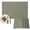 Green,, variant on Orange Solid Color Placemats Set of 2, Modern Minimalist Pure Color Washable Wipeable Table Mats for Dining Tables, Indoor Outdoor Kitchen Place Mats for Holiday Party Table Decor