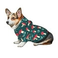 thumbnail image 7 of Fotbe Amanita Mushroom Print Small Dog Sweater Hoodies Pet Grey Hooded Soft Fleece Sweatshirts with Pocket Fall Winter Puppy Cat Sweaters Warm Clothes-Medium, 7 of 7