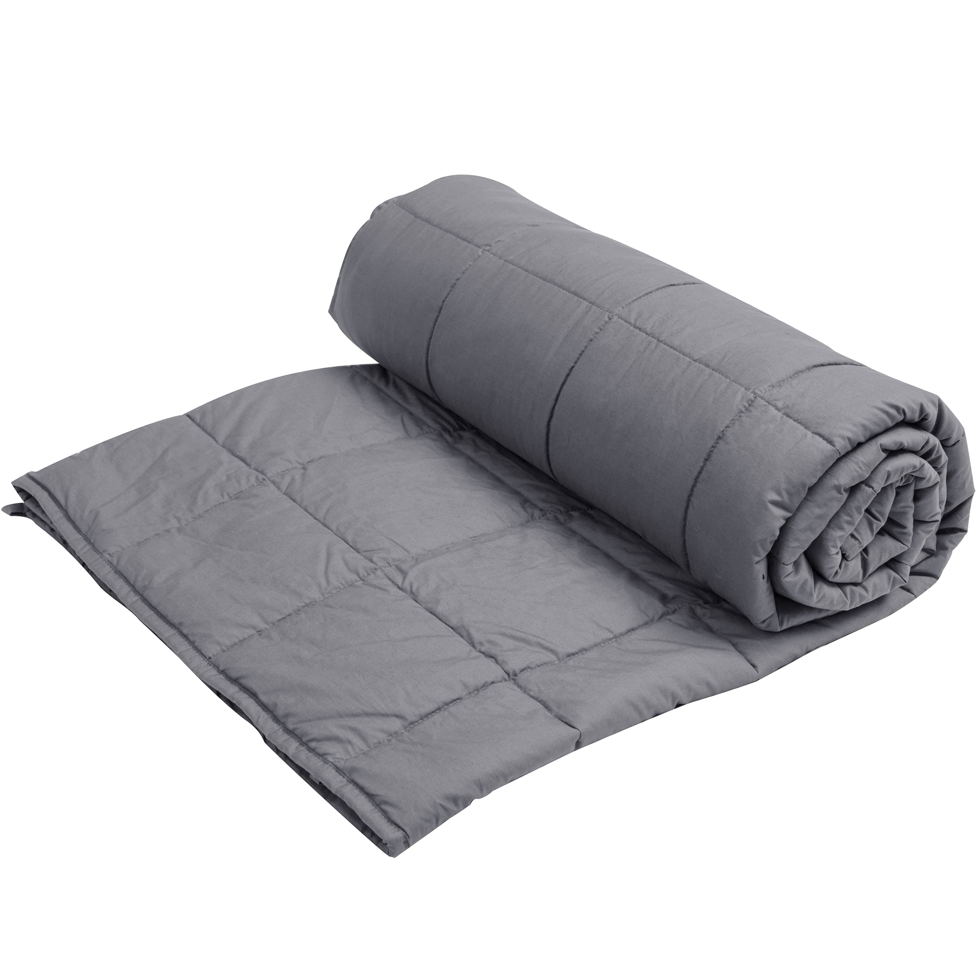 Puredown 25LB Dark Gray Weighted Blanket For Natural Deep Sleep, Reduce