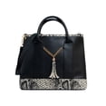 thumbnail image 1 of Bolso imitacion piel Bjx Fashion tipo portafolio,grabado vibora, 1 of 2