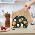 thumbnail image 2 of Yayeee Napkin Holder for Table Set of 2 Kitchen Paper Tissue Organization, Green Oranges, 2 of 8