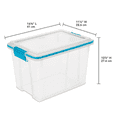 thumbnail image 3 of Sterilite 20 Quart Gasket Box, Stackable Storage Bin with Latching Lid, 6 Pack, 3 of 8