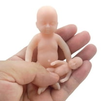Ultra Cute Mini Reborn Baby Doll - Soft Silicone Palm-Sized Infant Toy, Birthday Gift for Kids