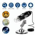 thumbnail image 2 of 3 En 1 Microscopio Digital Usb 1600x Zoom Optico Hd 8 Leds Negro, 2 of 4